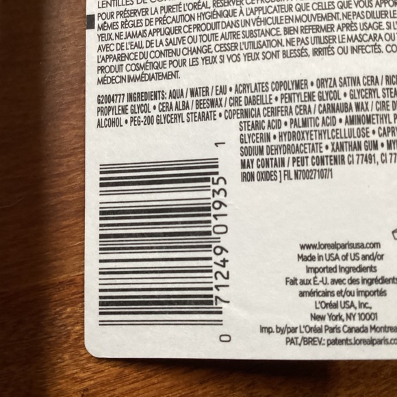 Loreal Paris Voluminous Curved 340 Black/350 Black Brown NEW 0.28 fl oz - Picture 7 of 10